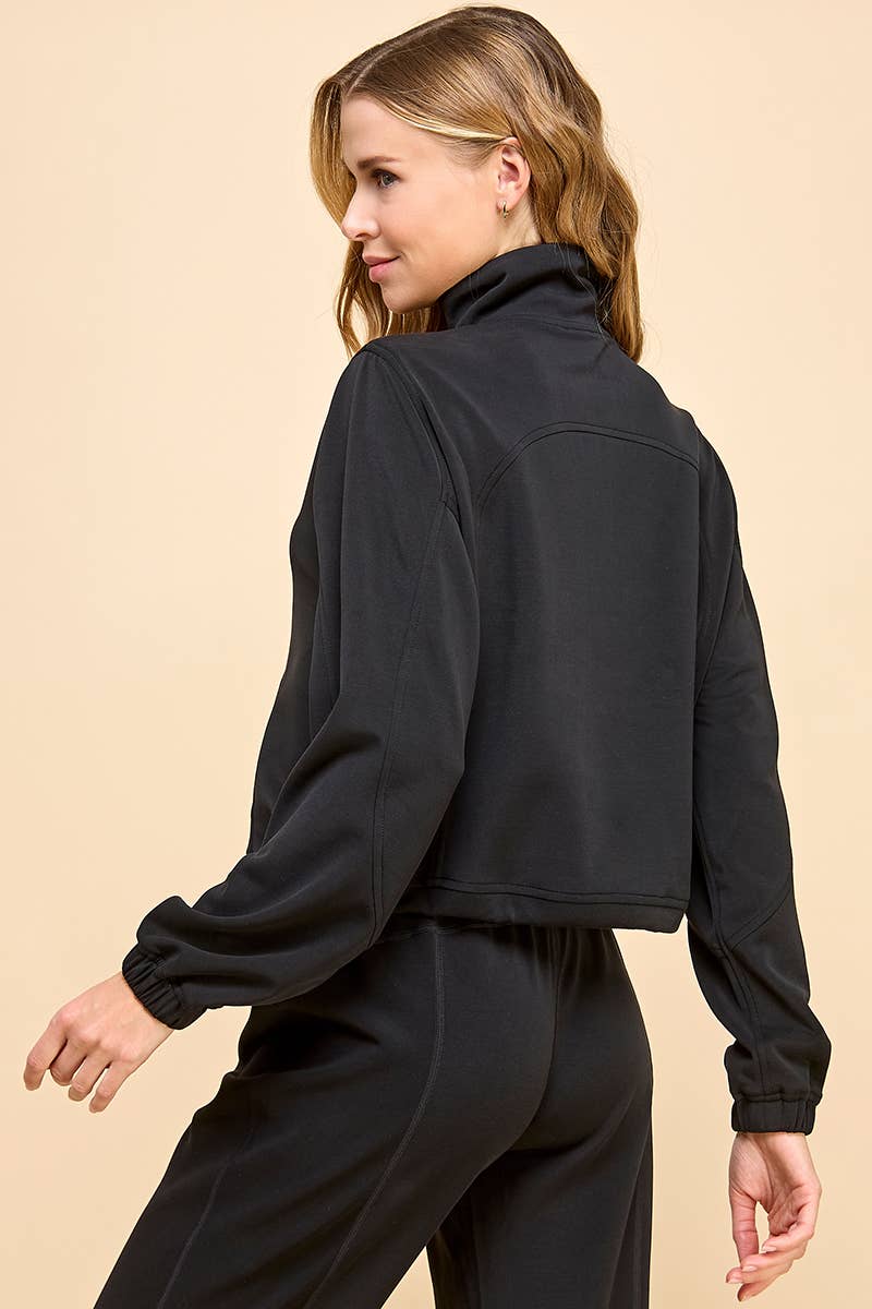 Mock Neck Sweatshirt