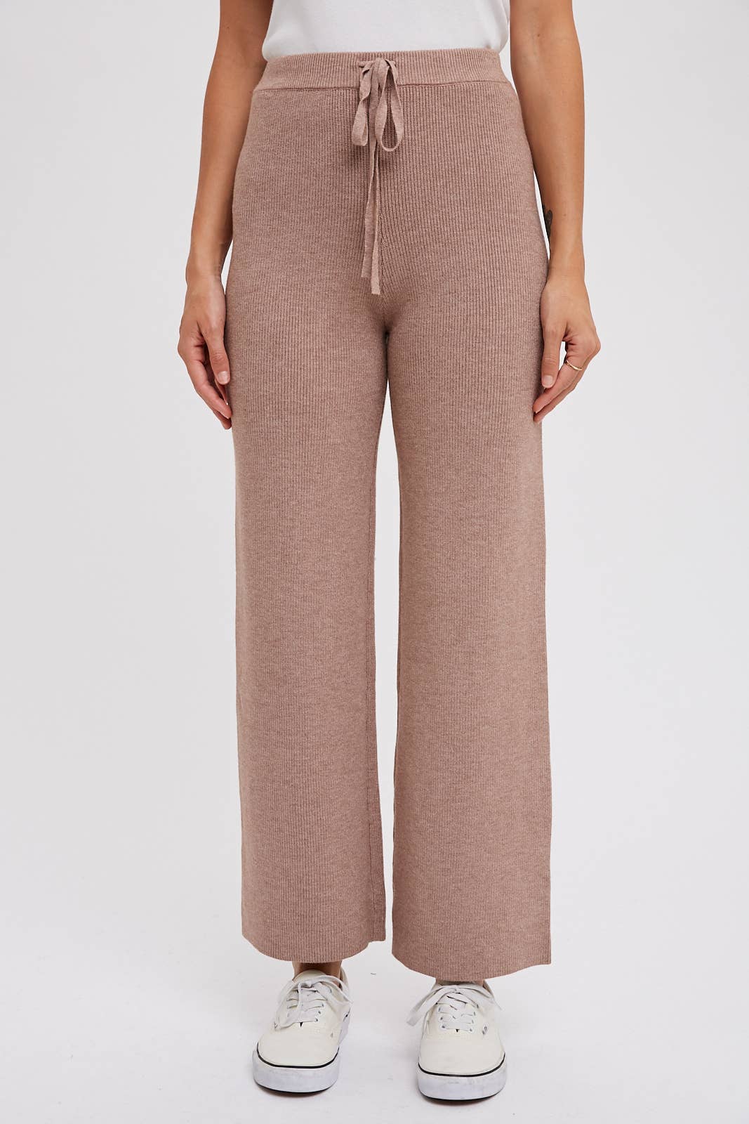 RIBBED SWEATER LOUNGE PANTS