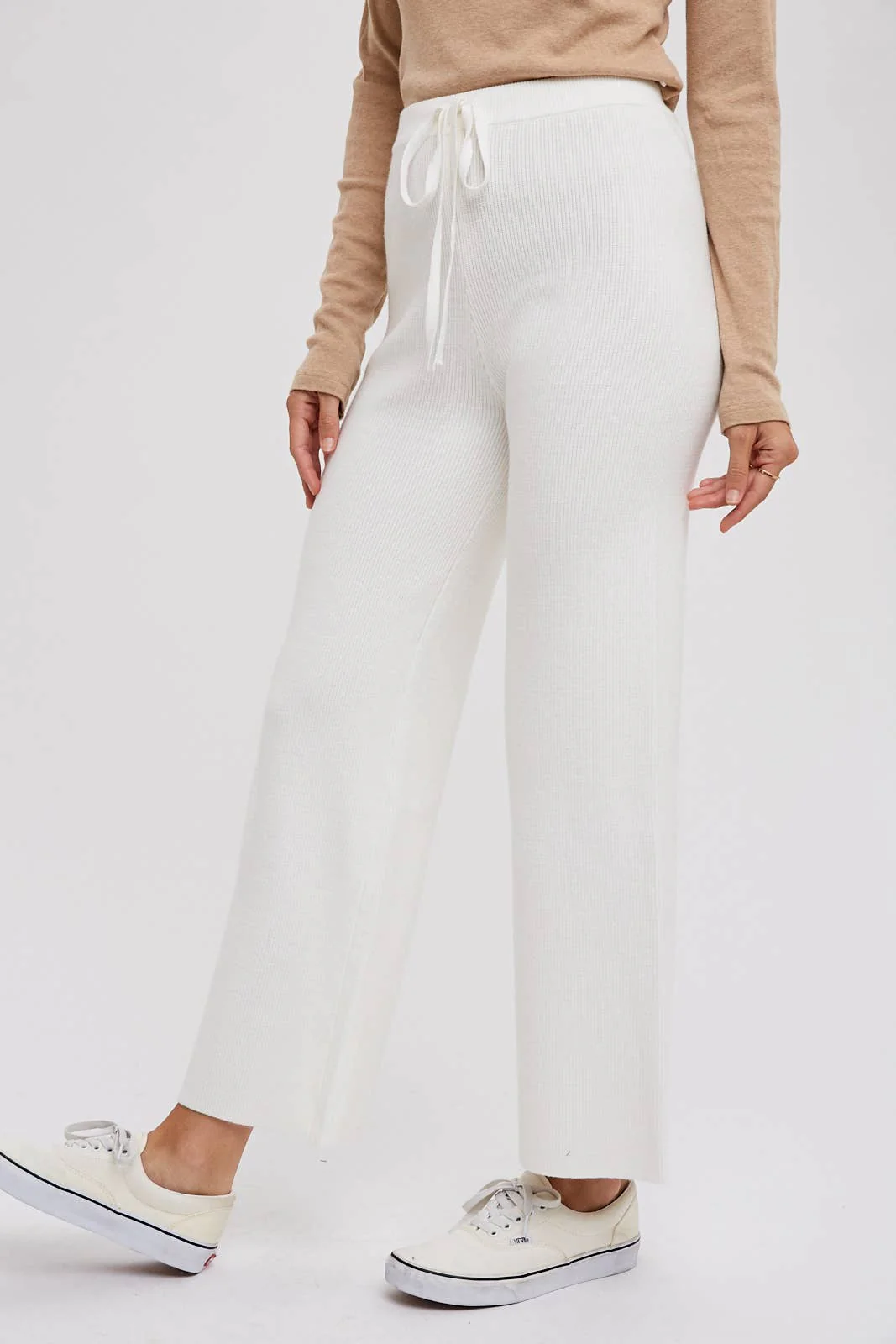 RIBBED SWEATER LOUNGE PANTS