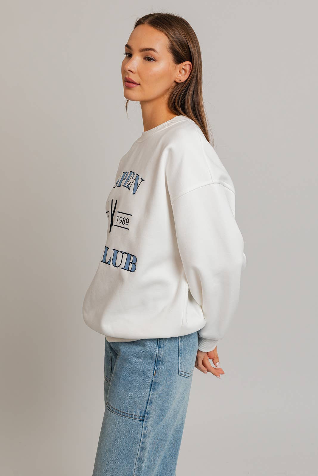 ASPEN SKI CLUB FLEECE SWEATSHIRT