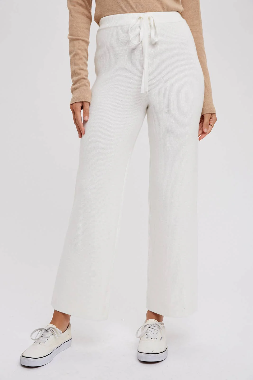 RIBBED SWEATER LOUNGE PANTS