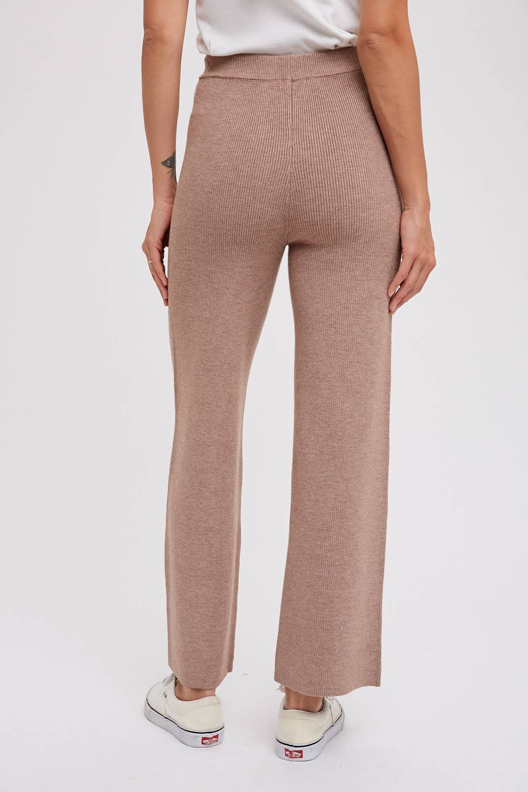 RIBBED SWEATER LOUNGE PANTS