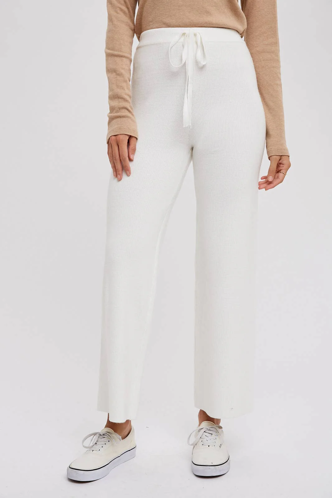 RIBBED SWEATER LOUNGE PANTS