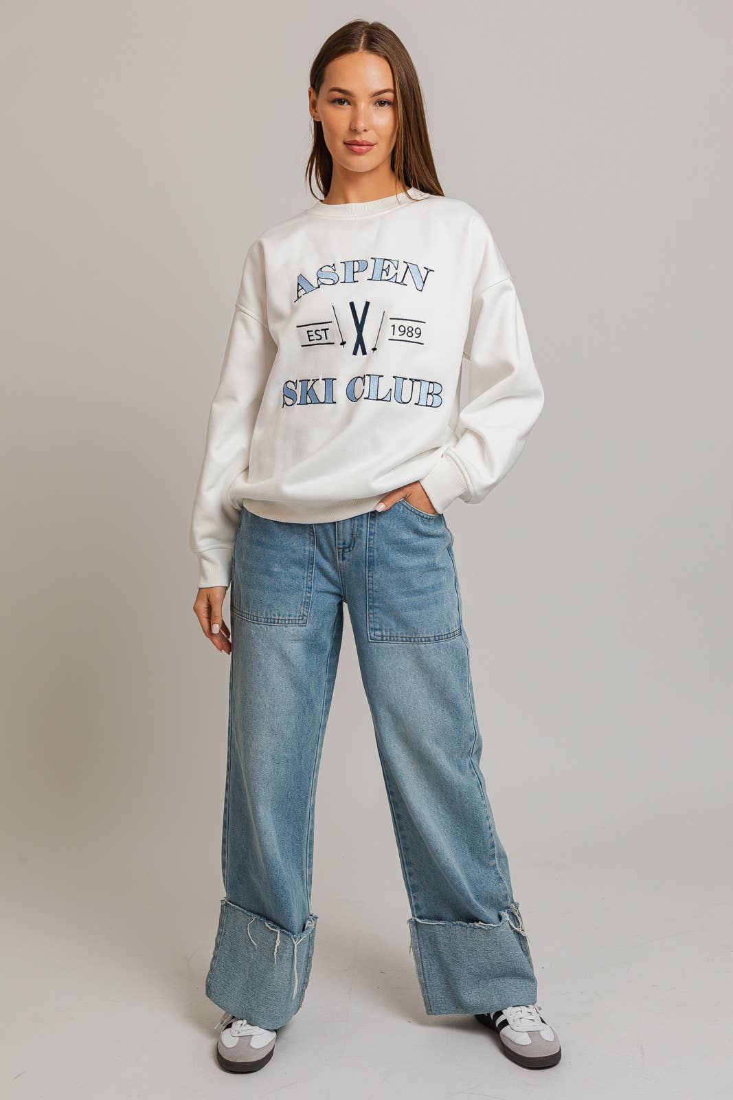 ASPEN SKI CLUB FLEECE SWEATSHIRT