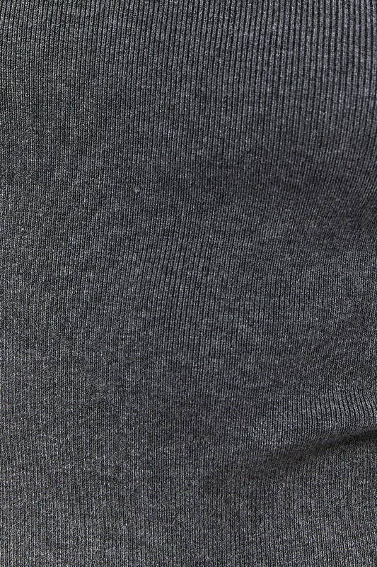 Asymmetrical Shoulder Sweater Dress