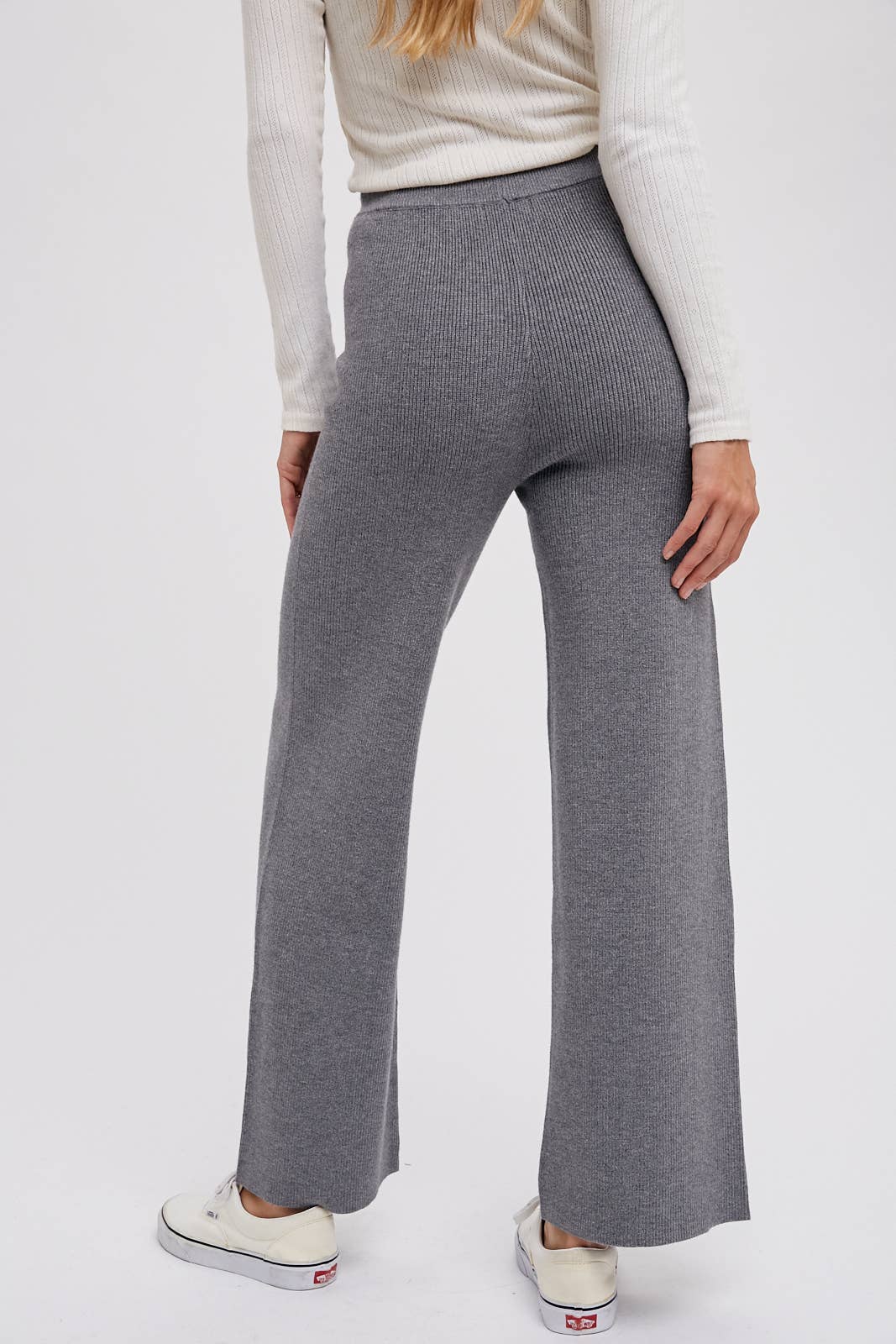 RIBBED SWEATER LOUNGE PANTS
