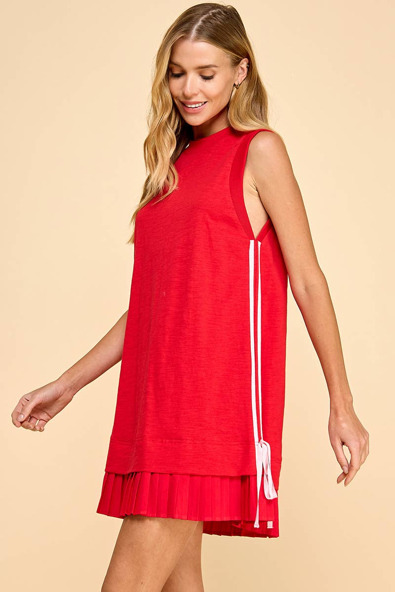 Striped Detail Knit Dress