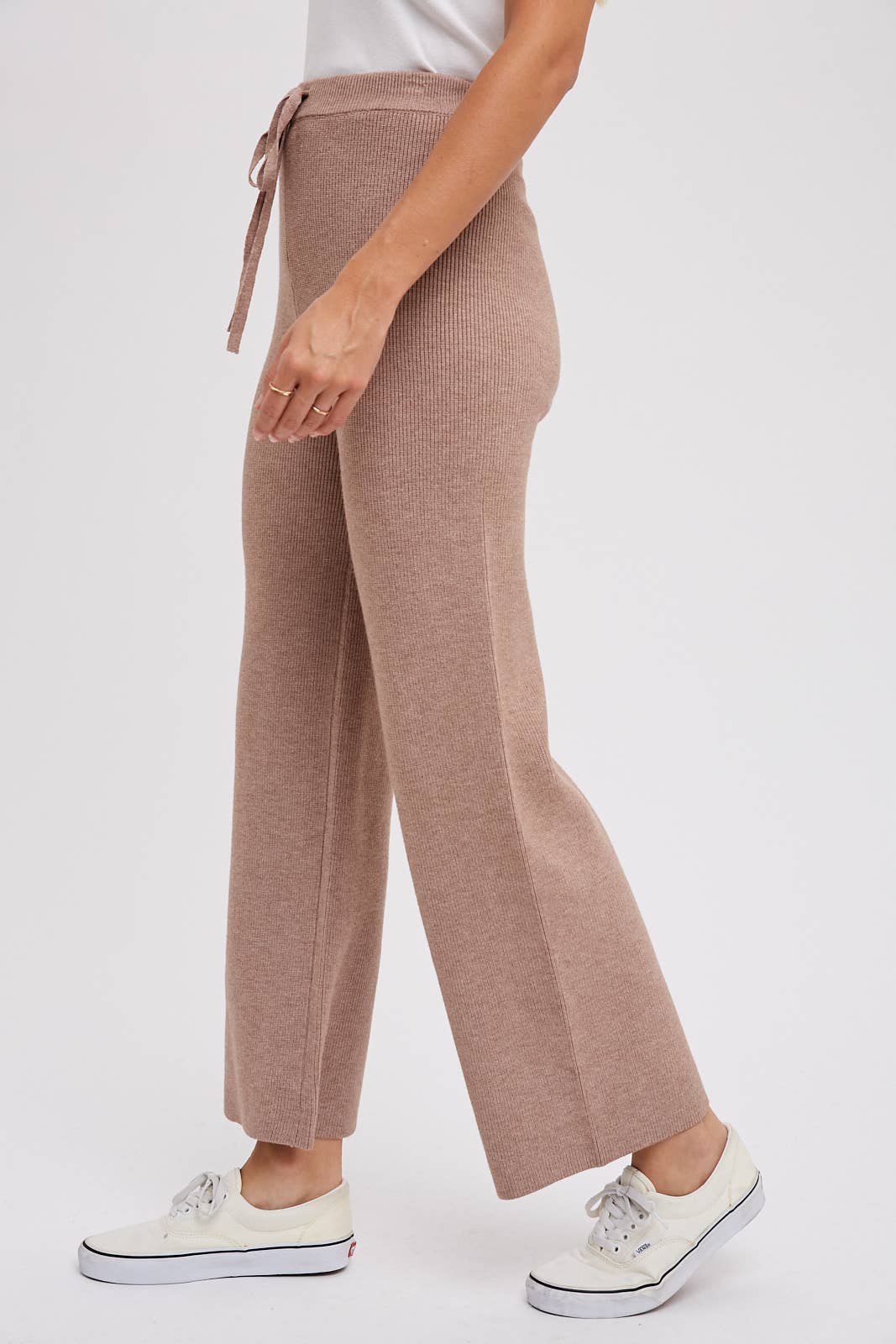 RIBBED SWEATER LOUNGE PANTS
