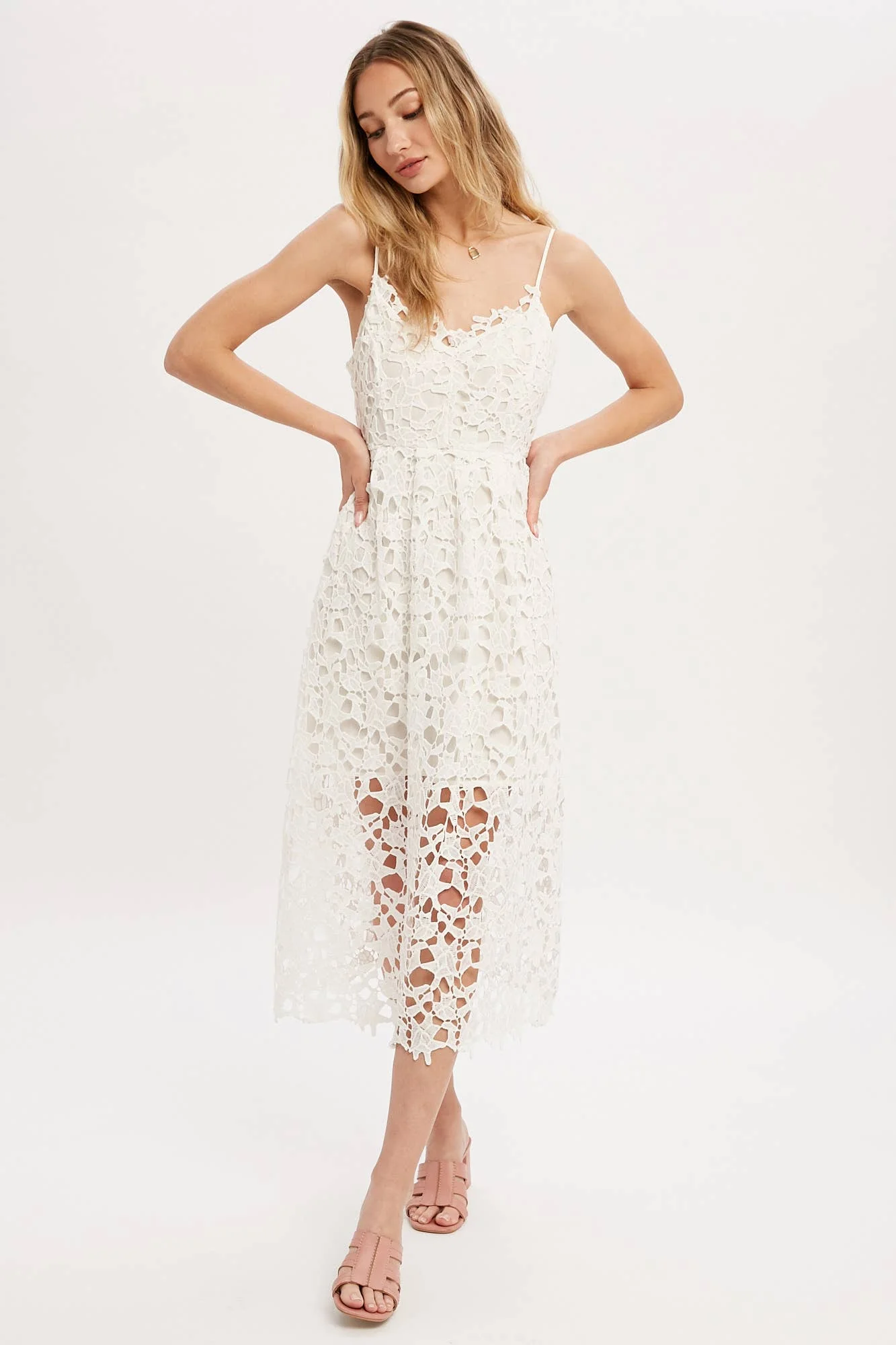 Lace Midi Dress
