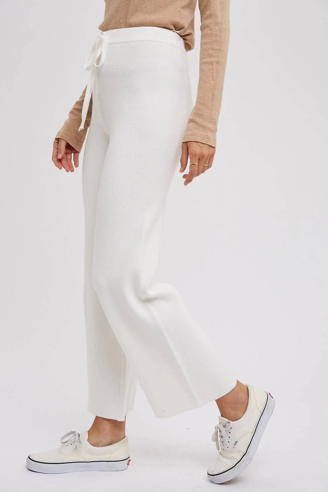 RIBBED SWEATER LOUNGE PANTS