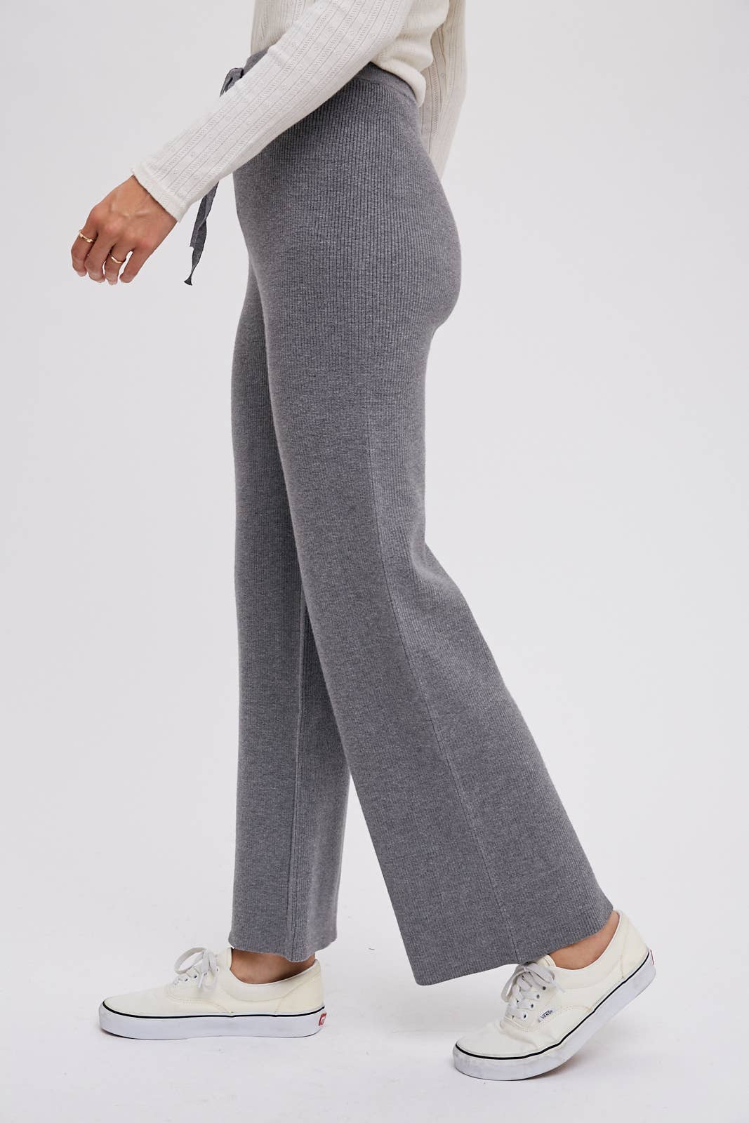 RIBBED SWEATER LOUNGE PANTS