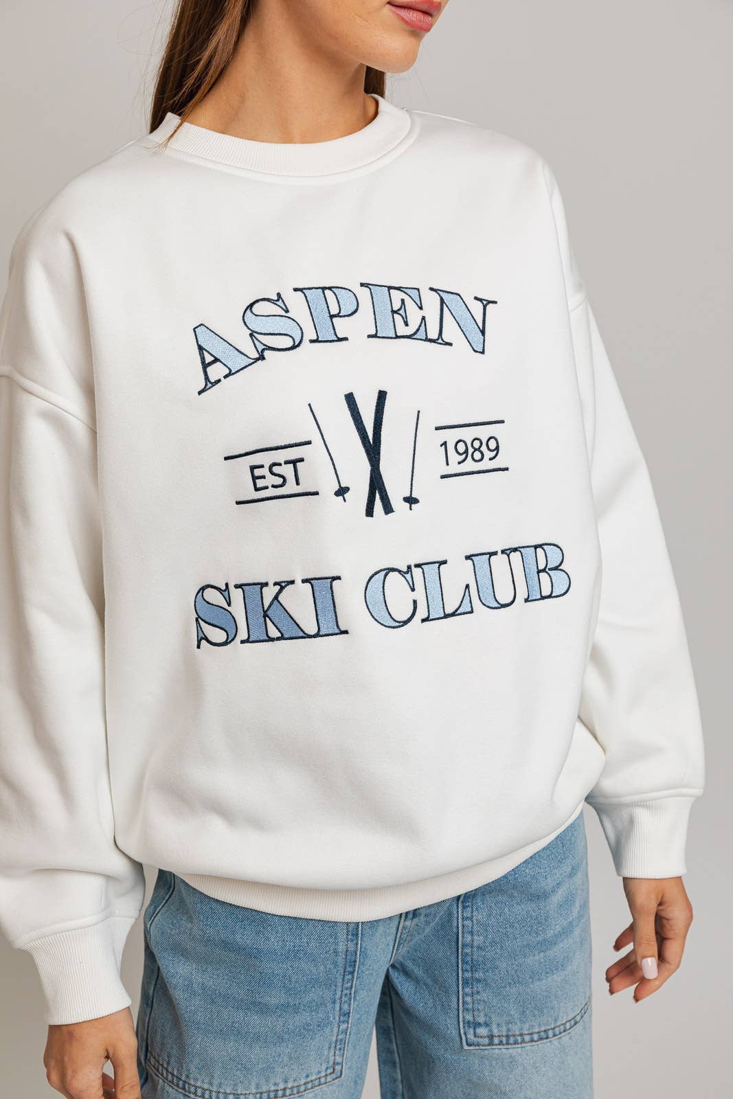 ASPEN SKI CLUB FLEECE SWEATSHIRT