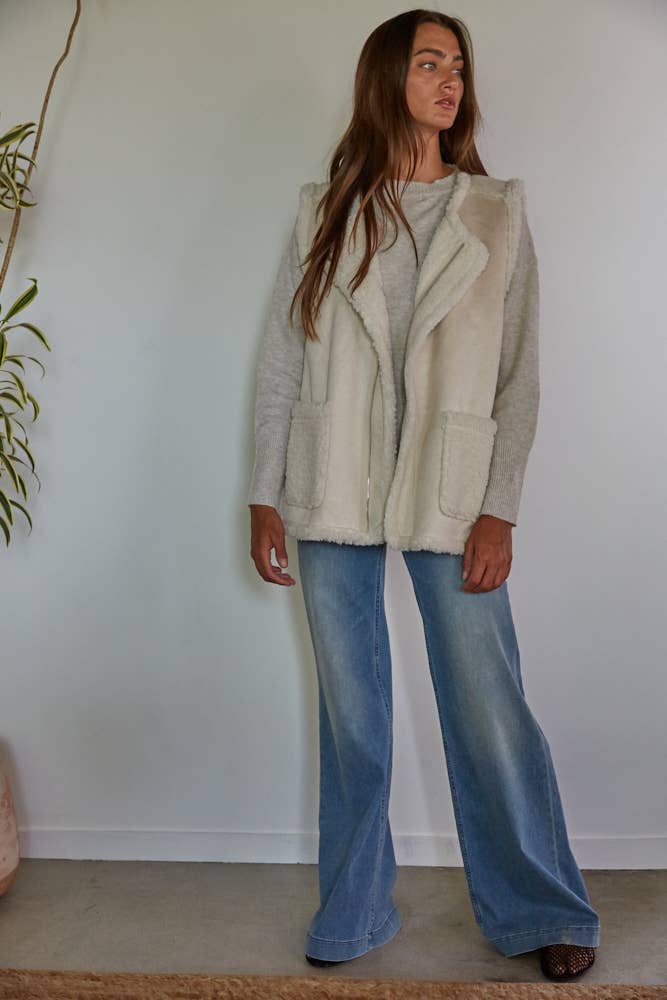 Sherpa Zip-Up Vest