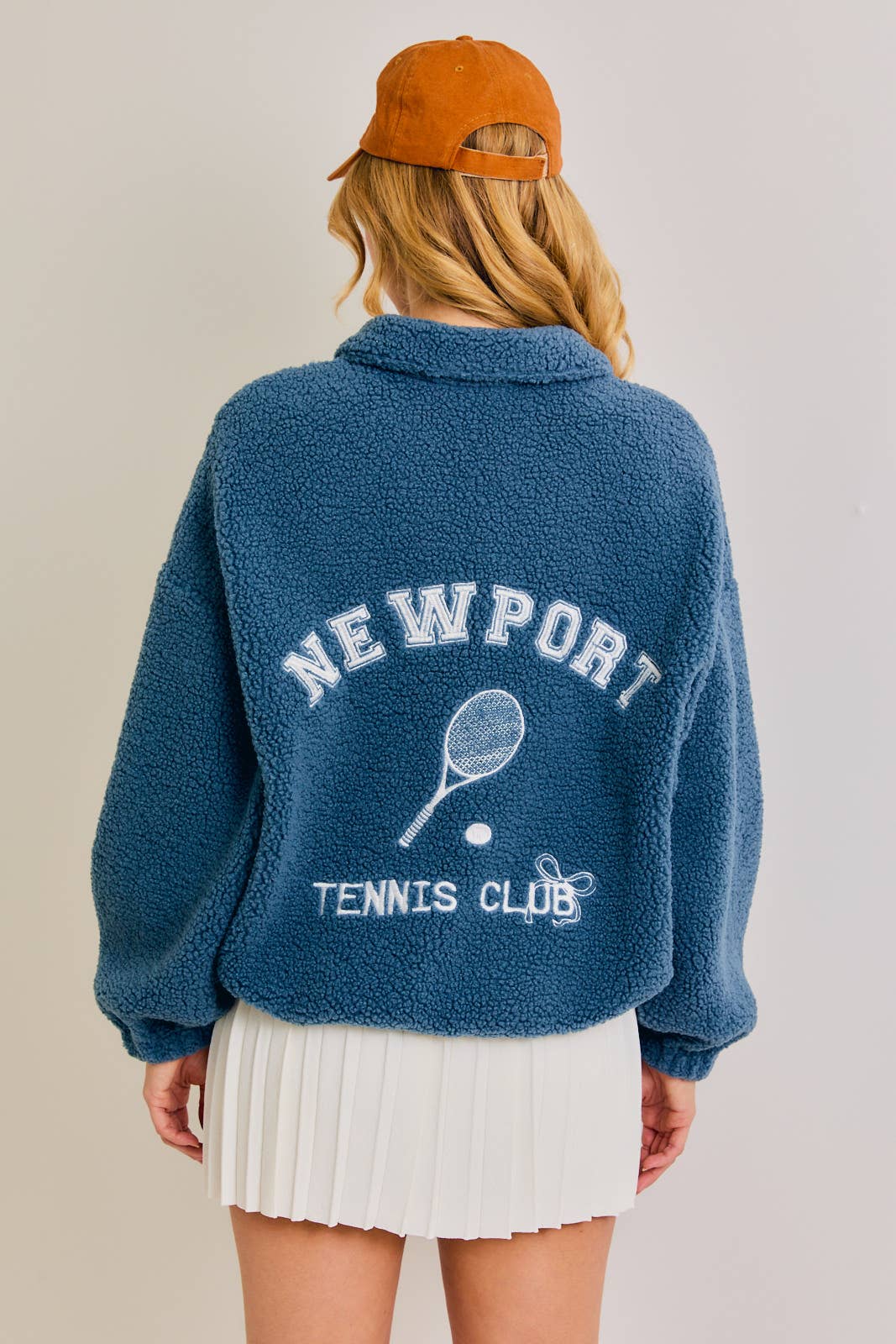 NEWPORT TENNIS CLUB ZIP SWEATER